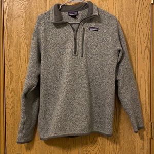 Grey Patagonia Men’s Quarter Zip